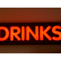 Vintage retro lichtreclame